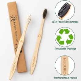 Cepillo Dental de Bamboo 2/1