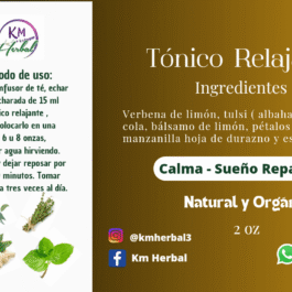 Tónico Relajante 2 oz