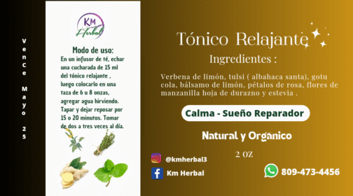 Tónico Relajante 2 oz - Imagen 4