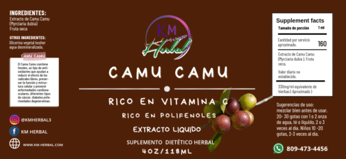 Extracto de Camu Camu 5 oz - Imagen 3