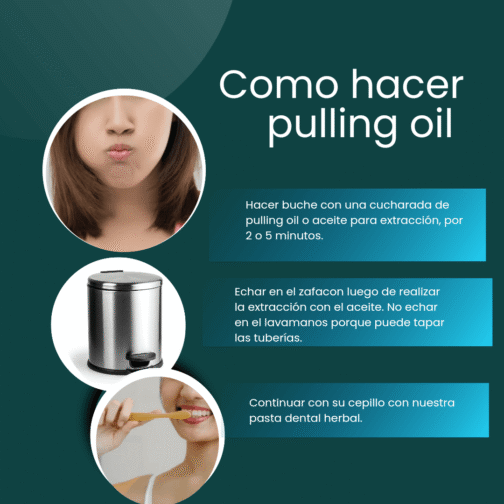 Herbal Pulling Oil Enjuague Bucal 8 oz - Imagen 7